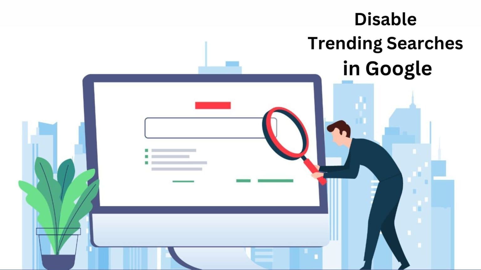 Come rimuovere le ricerche di tendenza da Google?